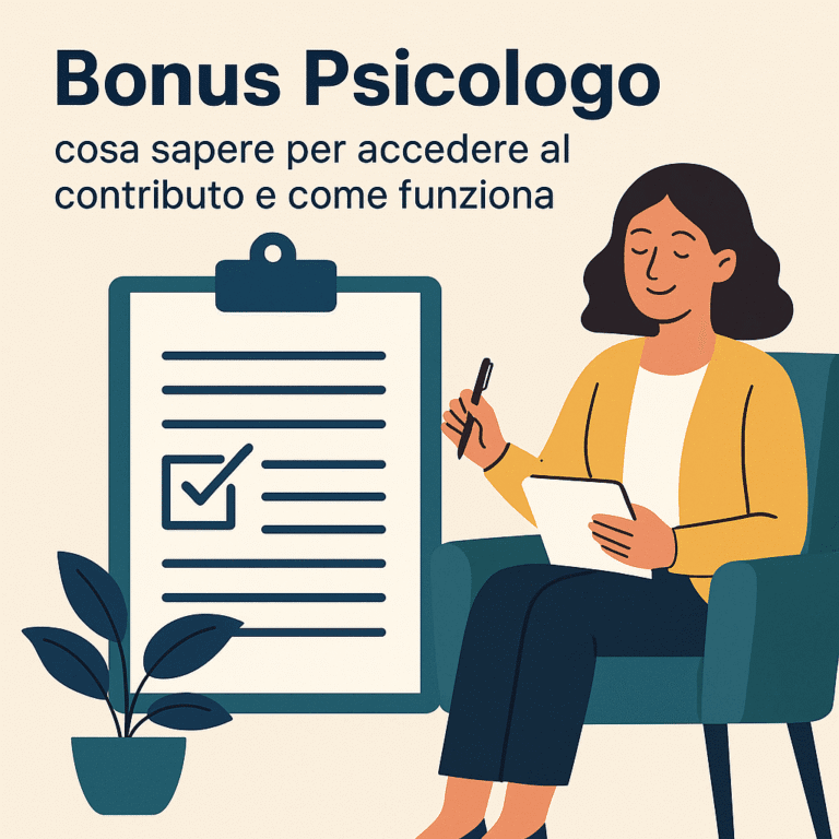 Bonus Psicologo 2025: come funziona e come accedervi a Torino​