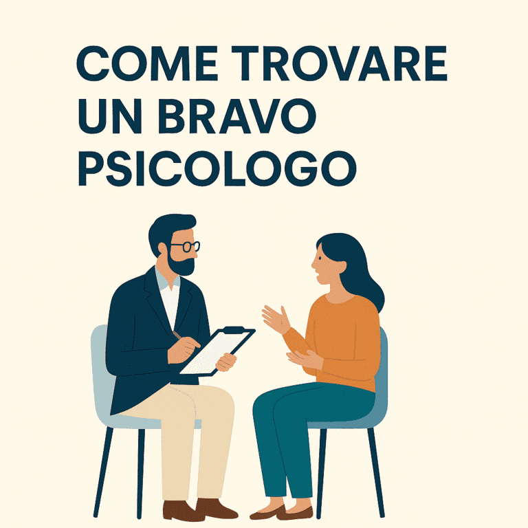 Come trovare un bravo psicologo: guida pratica (Torino)